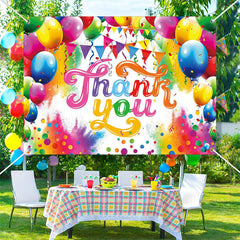 Lofaris Colored Balloons Teacher Appreciation Week Backdrop