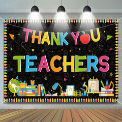 Lofaris Colored Pencil Teacher Appreciation Week Backdrop