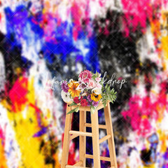 Lofaris Colorful Abstract Graffiti Wall Backdrop For Photo