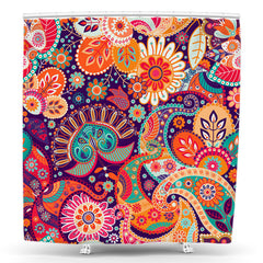 Lofaris Colorful Artistic Mandala Pattern Shower Curtain