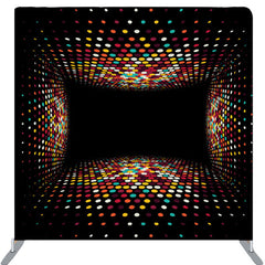 Lofaris Colorful Dots 3D Disco Room Dance Party Backdrop