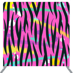 Lofaris Colorful Graffiti Splash Pink Backdrop Cover For Decor