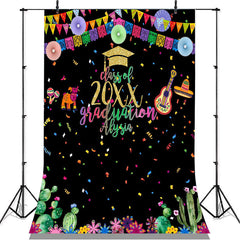 Lofaris Colorful Mexican Easter Class Of 2022 Grad Party Backdrop