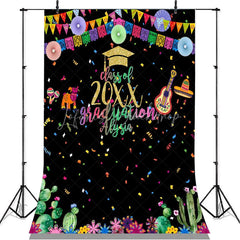 Lofaris Colorful Mexican Easter Class Of 2022 Grad Party Backdrop