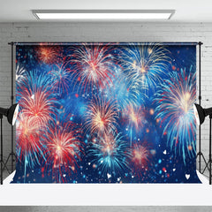 Lofaris Colorful Sparkle Night Bokeh Happy New Year Backdrop