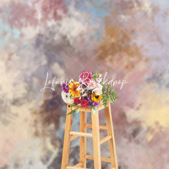 Lofaris Colorful Watercolor Abstract Textured Photo Backdrop