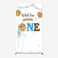 Lofaris Cookie Milk It Is To Be One Birthday Arch Backdrop