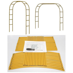 Lofaris Gold Reconfigurable arbor metal arch decor backdrop stand