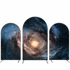 Lofaris Cosmos Nebula Space Birthday Party Arch Backdrop Kit