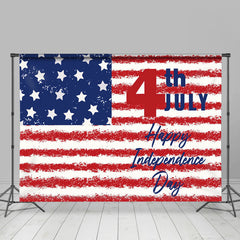 Lofaris Crayon Draw American Flag Independence Day Backdrop