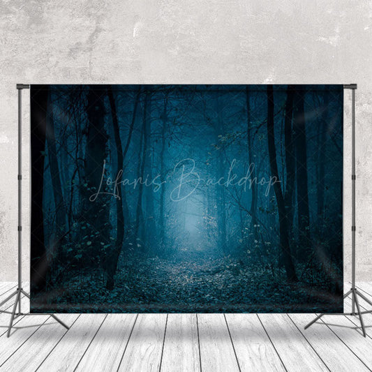 Lofaris Creepy Black Forest Halloween Photography Backdrop