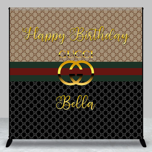 Lofaris Custom Brand Bag Classic Pattern Birthday Backdrop