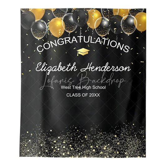 Lofaris Custom College Graduation Backdrop Banner