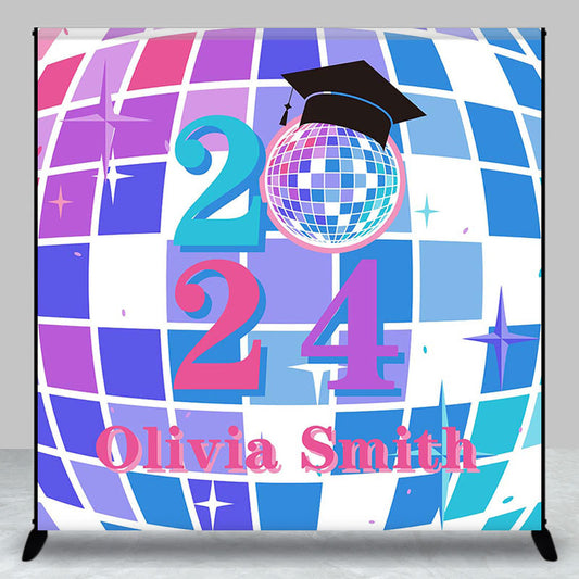 Lofaris Custom Colored Light Ball Graduation Party Backdrop