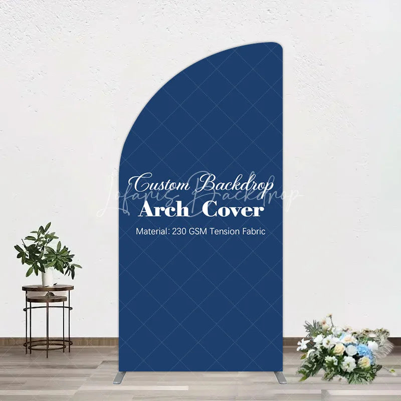 Lofaris Custom Party Half Moon Arch Backdrop Cover