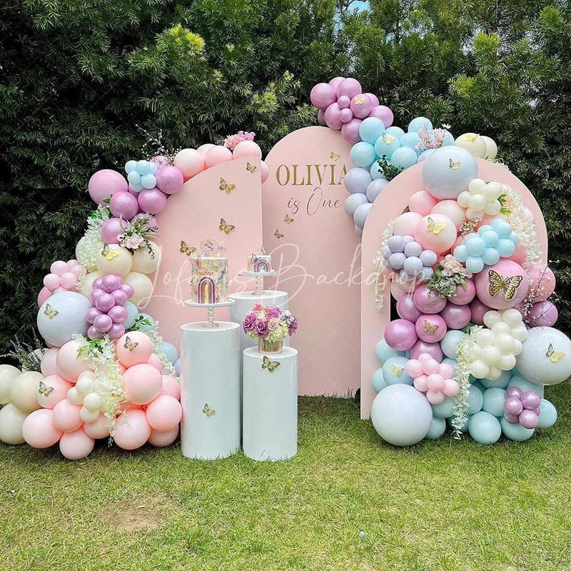 Lofaris Custom Party Half Moon Arch Backdrop Cover
