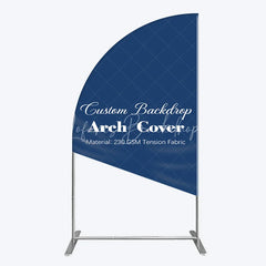 Lofaris Custom Party Half Moon Arch Backdrop Cover