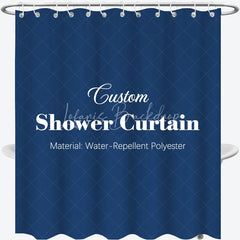 Lofaris Custom Design Photo Text Unique Shower Curtain