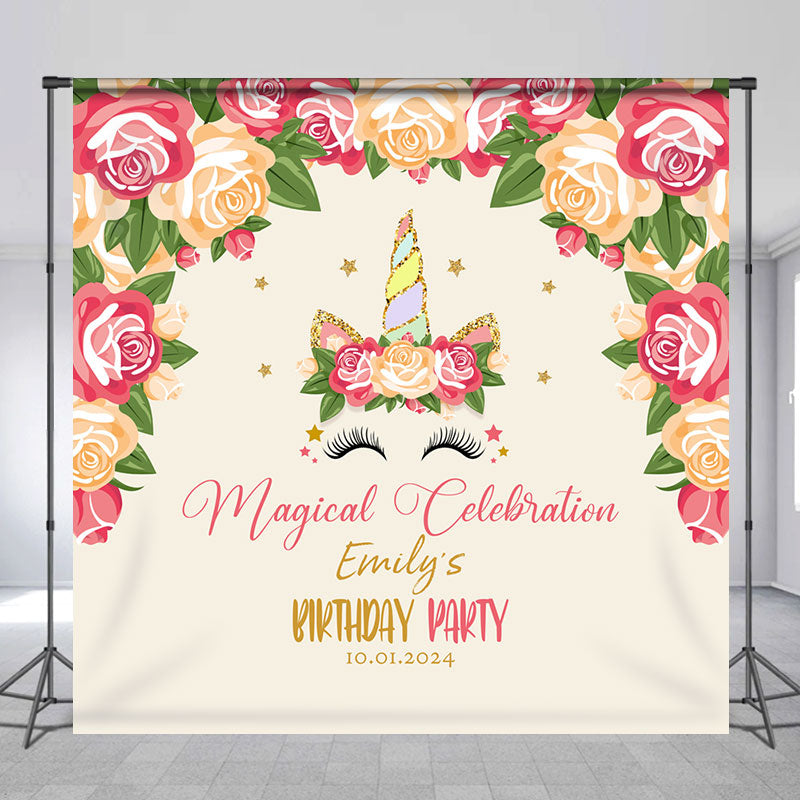 Lofaris Custom Magical Celebration Birthday Party Backdrop