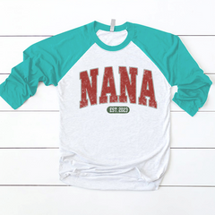 Lofaris Custom Name Grandma Gift Christmas Baseball Shirt