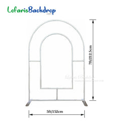 Lofaris Custom Pink Open Arch Backdrop Cover for Party