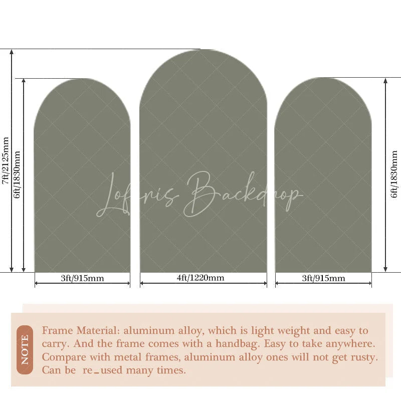 Lofaris Custom Party Arch Backdrop with Plinth Cylinder Cover