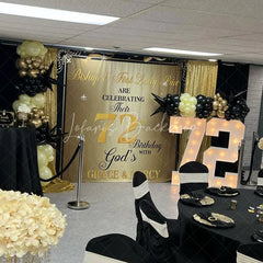 Lofaris Custom Microfiber Cloth Photography Backdrop Personalized Text Color