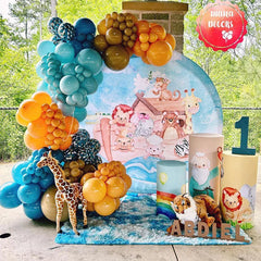 Lofaris Custom Photo And Size Fabric Round Backdrop Kit