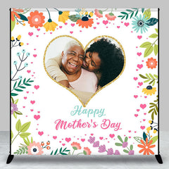 Lofaris Custom Photo Colorful Floral Mothers Day Backdrop
