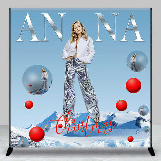 Lofaris Custom Photo Iceberg Album Theme Christmas Backdrop