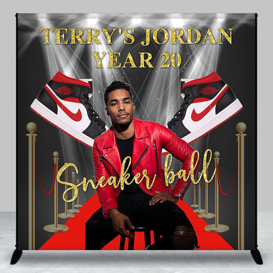 Lofaris Custom Photo Sneaker Ball Backdrop For Booth