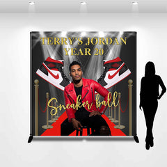 Lofaris Custom Photo Sneaker Ball Backdrop For Booth