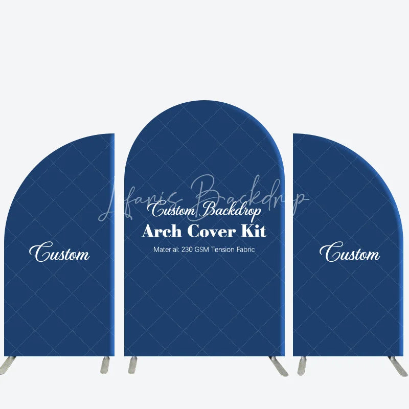Lofaris Custom Photos Half Moon Arch Backdrop Kit for Party