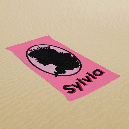 Lofaris Custom Princess Pink Beach Towel for Gifts