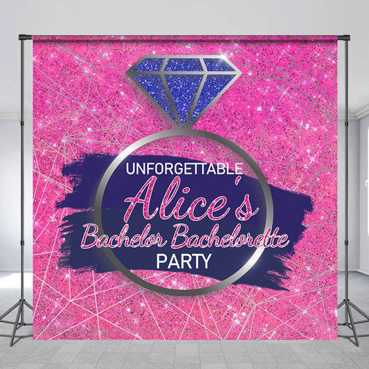 Lofaris Custom Ring Rose Red Bachelor Bachelorette Backdrop