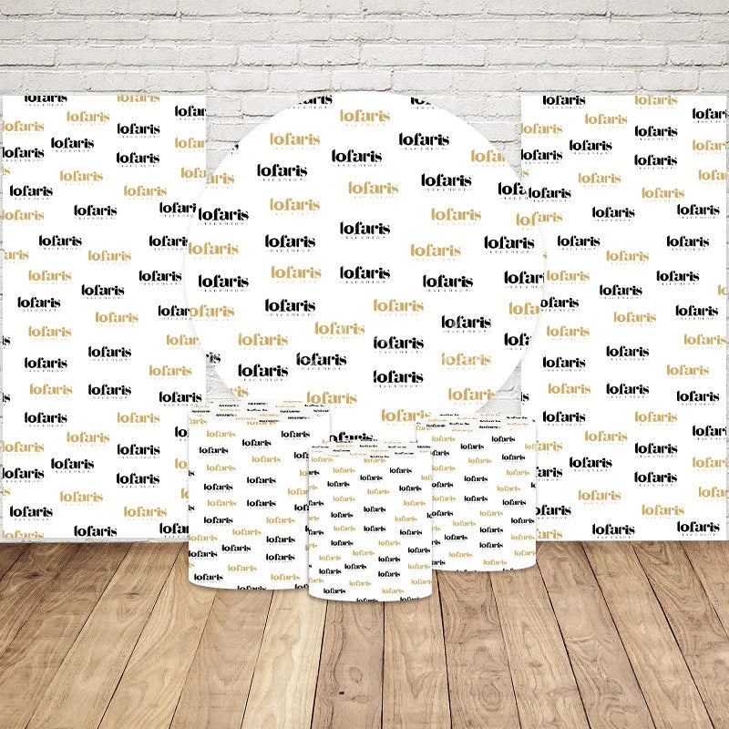 Lofaris Custom Round Backdrop Kit with Rectangular Panel