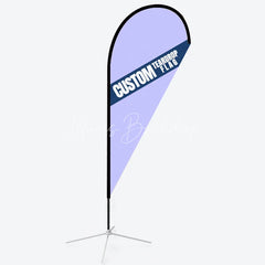 Lofaris Custom Teardrop Flag Text Logo for Business Event