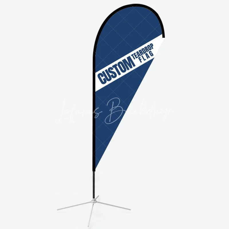 Lofaris Custom Teardrop Flag Text Logo for Business Event