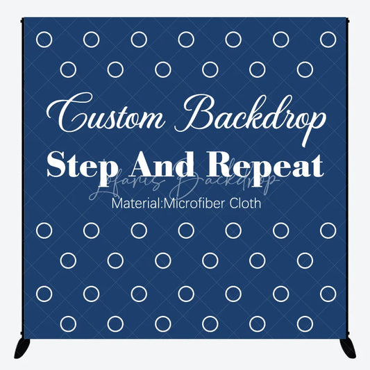 Lofaris Custom Step And Repeat Party Backdrop with Photo Text