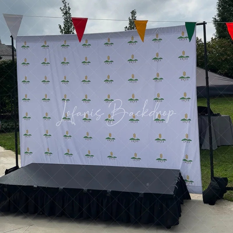 Lofaris Custom Step And Repeat Party Backdrop with Photo Text