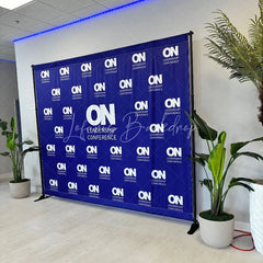 Lofaris Custom Step And Repeat Party Backdrop with Photo Text