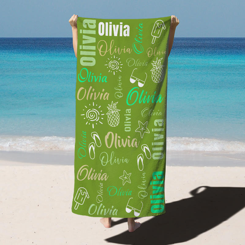 Lofaris Customized Beach Towel for Seaside Holiday Gift