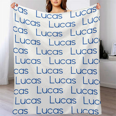 Lofaris Customized Throw Blanket With Name For Kids Gift