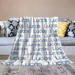 Lofaris Customized Throw Blanket With Name For Kids Gift