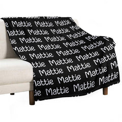 Lofaris Cute Design Customized Name Blanket For Family Gift