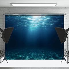 Lofaris Dark Blue Undersea Wavy Shadow Photo Studio Backdrop