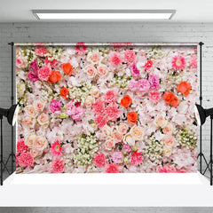 Lofaris Dense Assorted Floral Spring Backdrop For Wedding