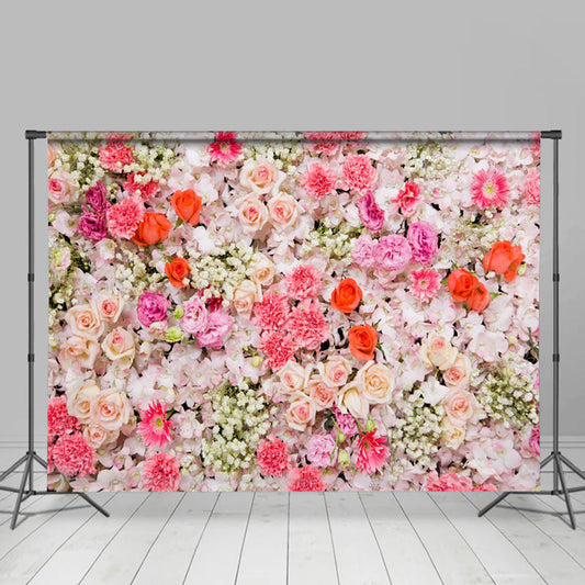 Lofaris Dense Assorted Floral Spring Backdrop For Wedding