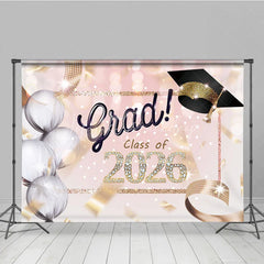 Lofaris Diamond Glitter 2026 Girls Graduation Party Backdrop