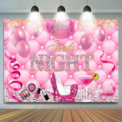 Lofaris Diamond Pink Heels Makeup Girls Night Party Backdrop